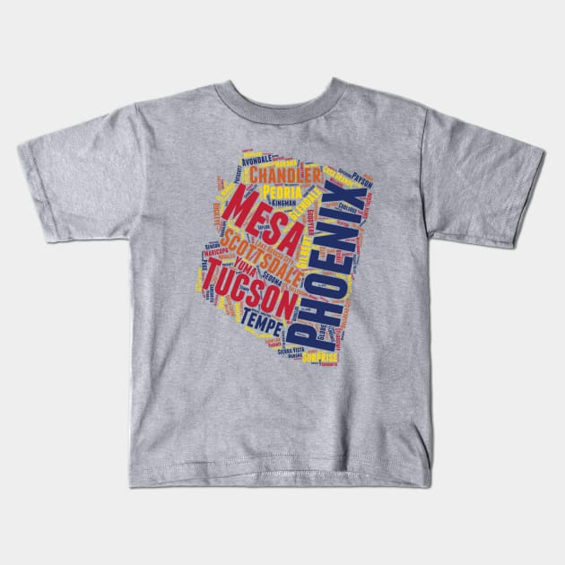 Arizona State Kids T-Shirt by wrenworx